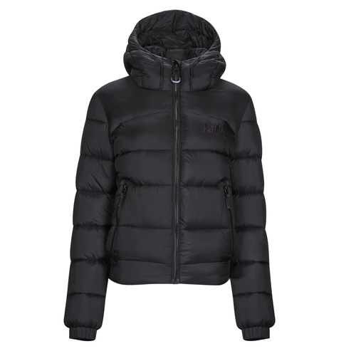 Oblačila Ženske Puhovke Superdry SPORTS PUFFER BOMBER JACKET Črna