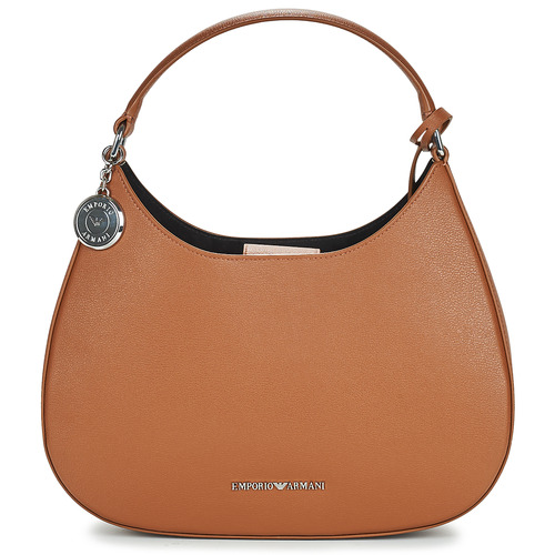 Torbice Ženske Torbice za na ramo Emporio Armani WOMAN'S HOBO BAG Konjak