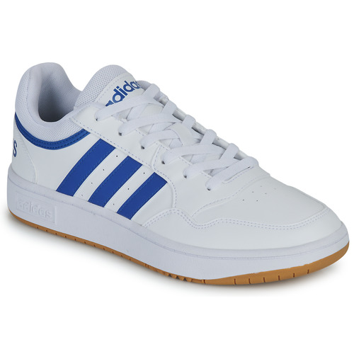 Čevlji  Moški Nizke superge Adidas Sportswear HOOPS 3.0 Bela / Modra