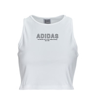 Oblačila Ženske Majice s kratkimi rokavi Adidas Sportswear Crop Top WHITE Bela