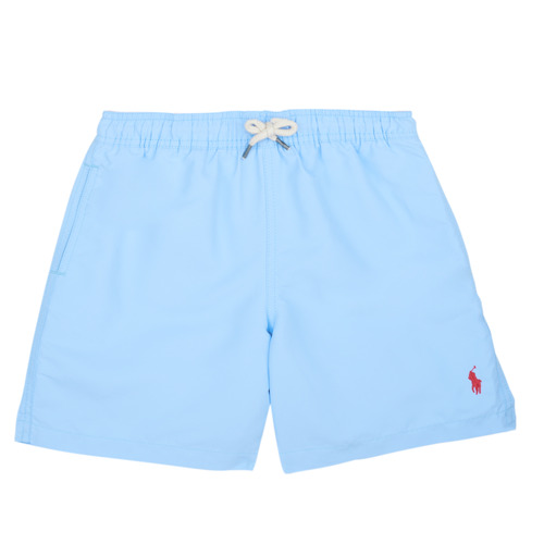 Oblačila Dečki Kopalke / Kopalne hlače Polo Ralph Lauren TRAVLR SHORT-SWIMWEAR-TRUNK Modra / Nebeško modra