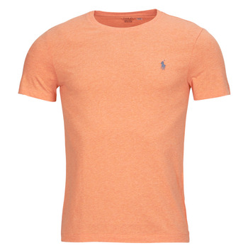 Oblačila Moški Majice s kratkimi rokavi Polo Ralph Lauren T-SHIRT AJUSTE EN COTON Oranžna