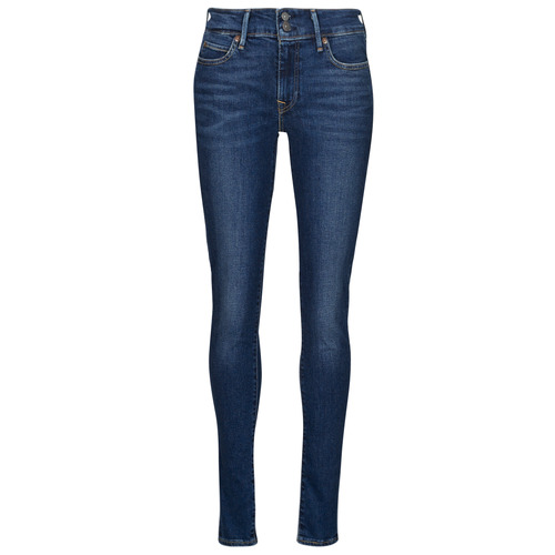 Oblačila Ženske Jeans skinny Levi's 711 DOUBLE BUTTON Modra