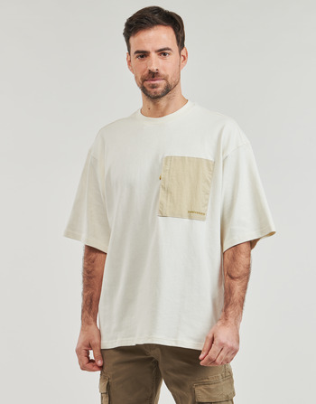 Converse WORDMARK OVERSIZED KNIT TOP TEE EGRET