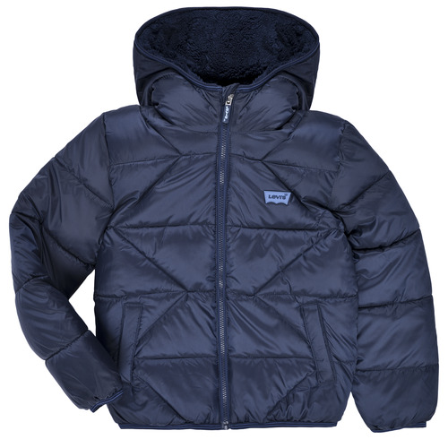 Oblačila Dečki Puhovke Levi's LVB SHERPA LINED PUFFER JKT Modra