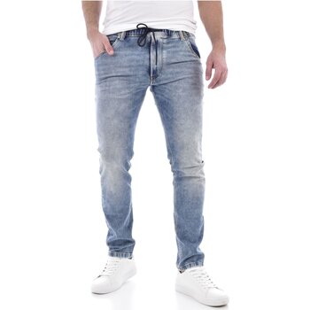 Oblačila Moški Jeans straight Diesel KROOLEY-NE Modra