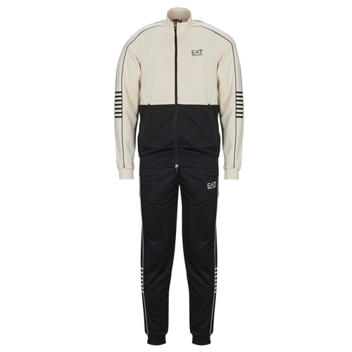 Oblačila Moški Trenirka komplet Emporio Armani EA7 CORE IDENTITY TRACKSUIT Črna / Bež