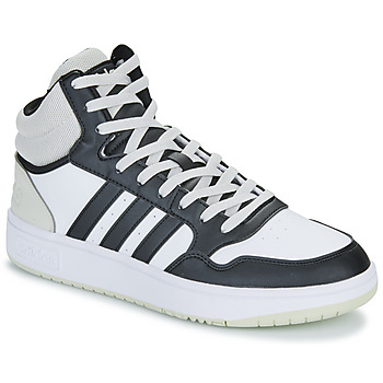 Čevlji  Moški Visoke superge Adidas Sportswear HOOPS 3.0 MID Črna / Bela