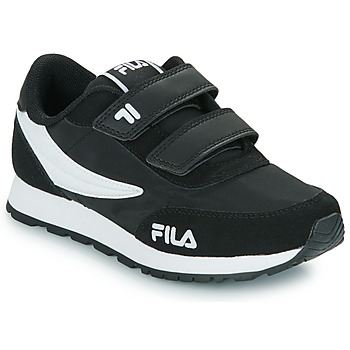 Čevlji  Otroci Nizke superge Fila ORBIT REVOLUTION velcro kids Črna / Bela