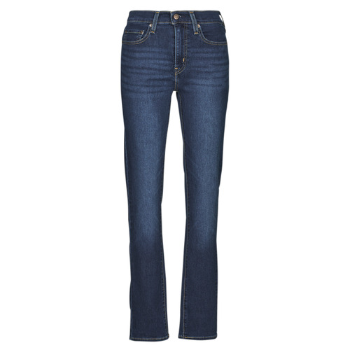 Oblačila Ženske Jeans straight Levi's 724 HIGH RISE STRAIGHT Modra