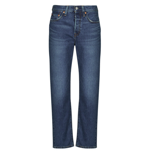 Oblačila Ženske Jeans boyfriend Levi's 501® CROP LIGHTWEIGHT Modra