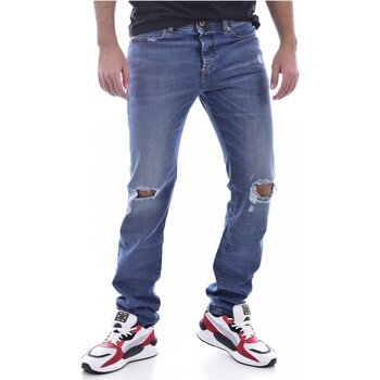 Oblačila Moški Jeans straight Diesel BUSTER 084UV Modra