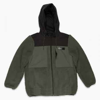 Oblačila Moški Jakne & Blazerji Salty Crew Kodiak high pile sherpa jacket Zelena