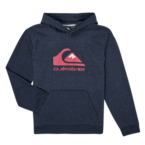 Oblečenie Chlapec Mikiny Quiksilver BIG LOGO YOUTH Námornícka modrá