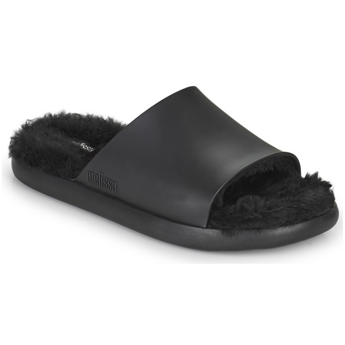 Topánky Žena športové šľapky Melissa MELISSA FLUFFY SIDE AD Čierna