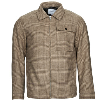 Oblečenie Muž Kabáty Jack & Jones JJJOHNSON WOOL JACKET Béžová