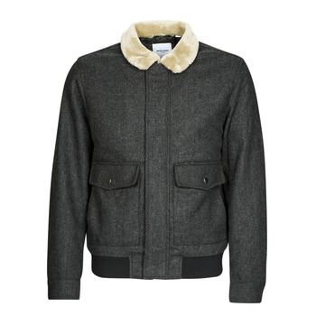 Oblečenie Muž Bundy  Jack & Jones JJTOM WOOL BOMBER Šedá