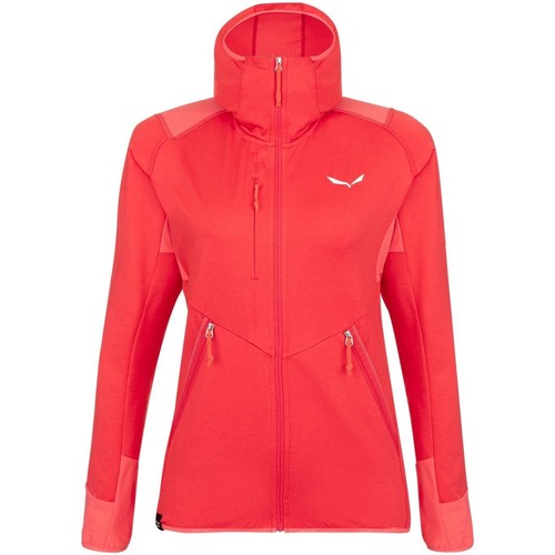 Oblečenie Žena Flísové mikiny Salewa AGNER HYBRID PL/DST W FZ HOODY 27372-6205 Ružová