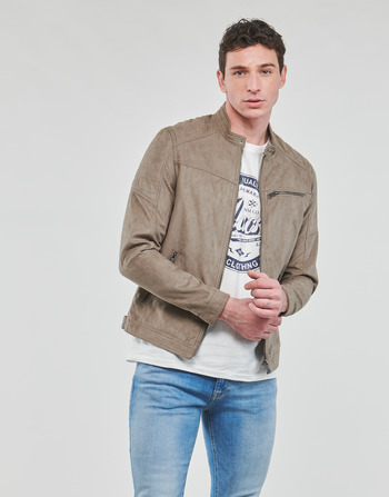 Oblečenie Muž Bundy  Jack & Jones JJEROCKY JACKET Hnedá