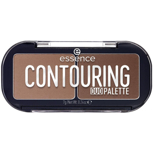 krasa Žena Rozjasňovače Essence Contour Contouring Palette Duo - 20 Darker Skin Hnedá