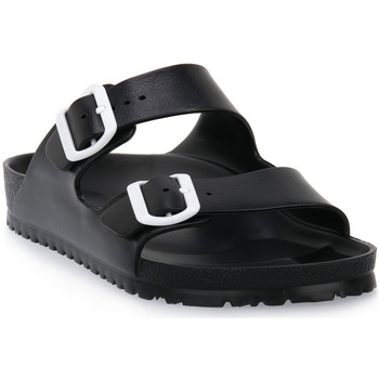 Topánky Šľapky Birkenstock ARIZONA EVA BLACK WHITE CALZ N Čierna