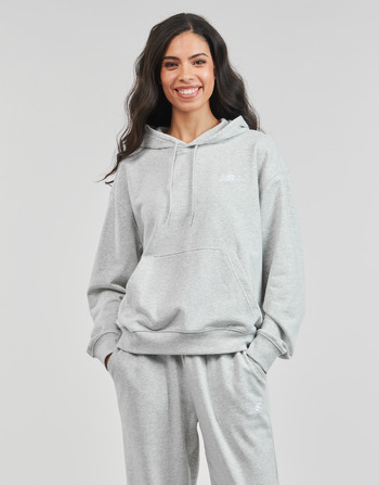 Oblečenie Žena Mikiny New Balance FRENCH TERRY SMALL LOGO HOODIE Šedá