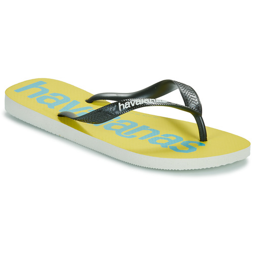 Topánky Muž Žabky Havaianas LOGOMANIA II Žltá / Čierna