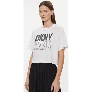 Oblečenie Žena Tričká a polokošele Dkny DP2T8559 Biela