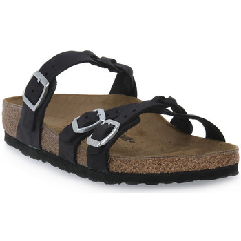 Topánky Žena Šľapky Birkenstock FRANCA BRAIDED BALCK OILED CAL S Čierna