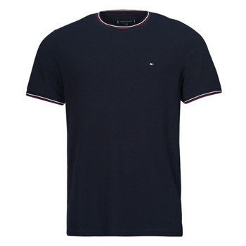 Oblečenie Muž Tričká s krátkym rukávom Tommy Hilfiger RWB TIPPED COLLAR TEE Námornícka modrá