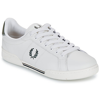 Topánky Muž Nízke tenisky Fred Perry B722 LEATHER Biela / Zelená