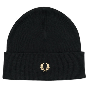 Textilné doplnky Čiapky Fred Perry CLASSIC BEANIE Čierna