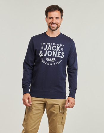 Oblečenie Muž Mikiny Jack & Jones JJJEANS Námornícka modrá