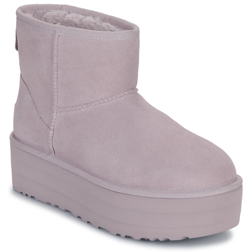 Topánky Žena Polokozačky UGG CLASSIC MINI PLATFORM Ružová