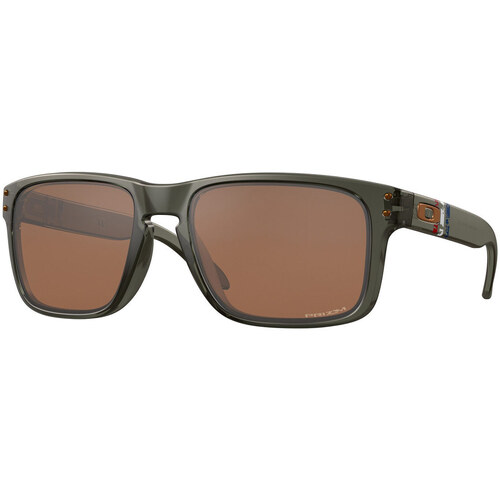 Hodinky & Bižutéria Slnečné okuliare Oakley Occhiali da Sole  Holbrook OO9102 9102G6 Kaki