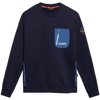 Oblečenie Muž Mikiny Napapijri B Huron C Sweatshirt Navy Blue Modrá