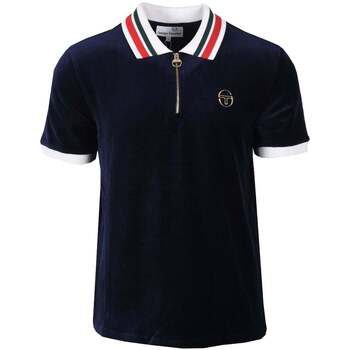 Oblečenie Muž Tričká a polokošele Sergio Tacchini Mahony Velour Polo Shirt Maritime Blue Modrá