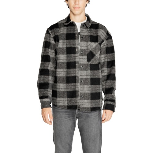 Oblečenie Muž Košele s dlhým rukávom Jack & Jones COCOLLECTIVE ZAC 12263249 Čierna