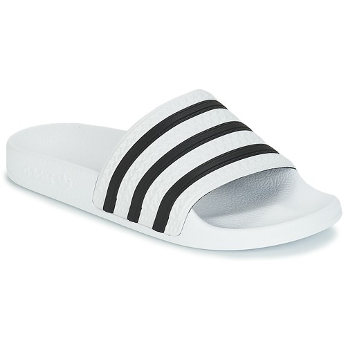 Topánky športové šľapky adidas Originals ADILETTE Biela / Čierna