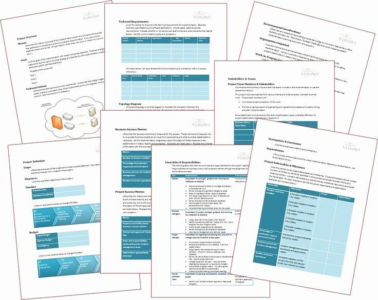 It Infrastructure Project Plan Template Deployment Plan Project Management Elegant It Implementation