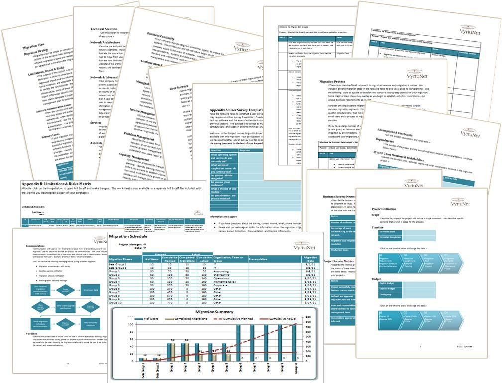 It Infrastructure Project Plan Template It Infrastructure Migration Plan Template Detailed