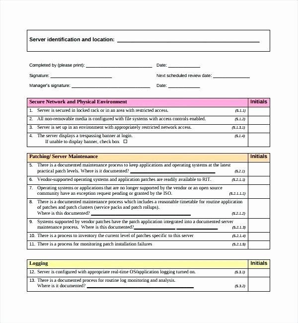 It Infrastructure Project Plan Template Network Infrastructure assessment Template New It