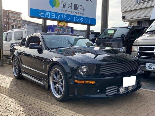 Ｖ８　ＧＴ　プレミアム　エレノア仕様　ナビ　バックカメラ　ドラレコ　ＥＴＣ　社外マフラー　エアロ　車検令和７年７月　左ハンドル　赤革シート