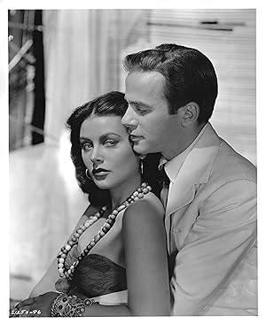 ORIGINAL PHOTOGRAPH OF HEDY LAMARR AND RICHARD CARLSON