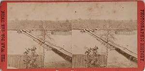 THE WAR FOR THE UNION STEREOVIEW No. 2468: MONITOR CANONICUS, ON THE JAMES RIVER, TAKING IN COAL