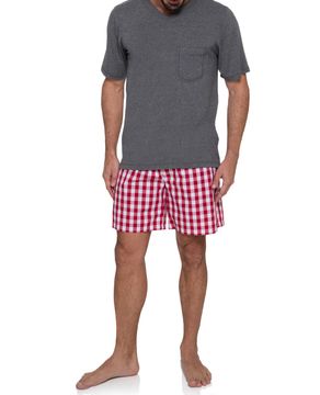 Pijama-Masculino-Joge-Curto-Viscolycra-Mescla