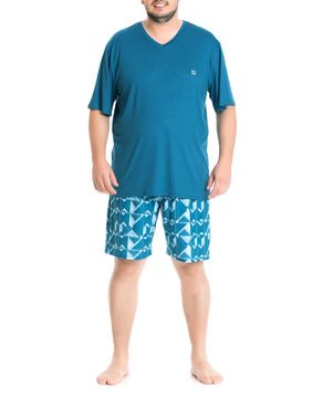 Pijama-Plus-Size-Masculino-Recco-Short-Viscolycra