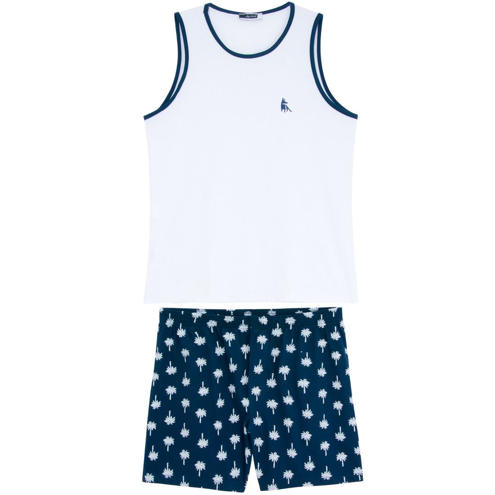 Pijama-Masculino-Lua-Cheia-Regata-Bermuda-Coqueiro