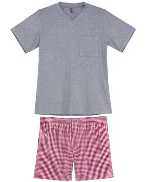 Pijama-Masculino-Joge-Viscolycra-Short-Xadrez