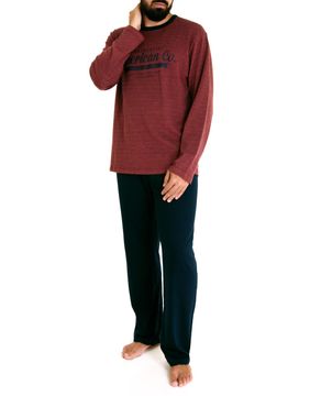 Pijama-Masculino-Fits-Well-Longo-Piquet-American